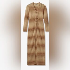 H20fagerholt Mahairy Long Dress - Creamy Grey size S